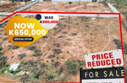 3441m² Prime Land for Sale Off Airport Rd - Livingstone